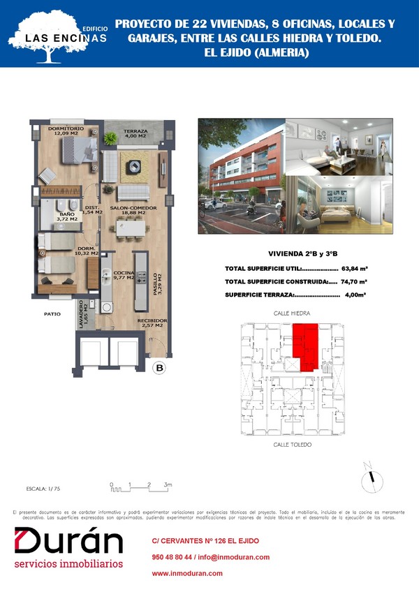 VIVIENDA EN PLANTA 2ºB Y 3ºB VIVIENDA EN PLANTA 2ºB Y 3ºB
