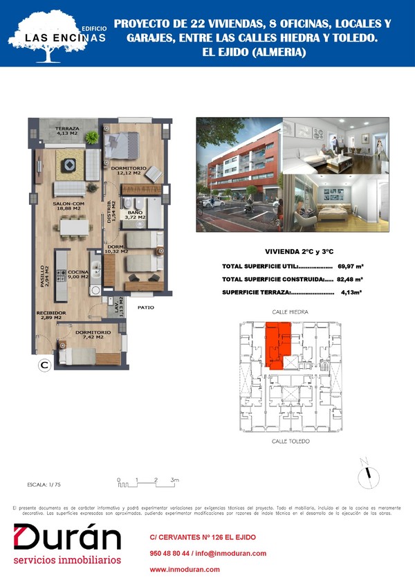 VIVIENDA EN PLANTA 2ºCY 3ºC VIVIENDA EN PLANTA 2ºCY 3ºC