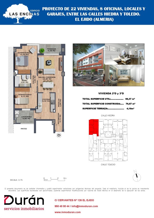 VIVIENDA EN PLANTA 2ºD Y 3ºD VIVIENDA EN PLANTA 2ºD Y 3ºD